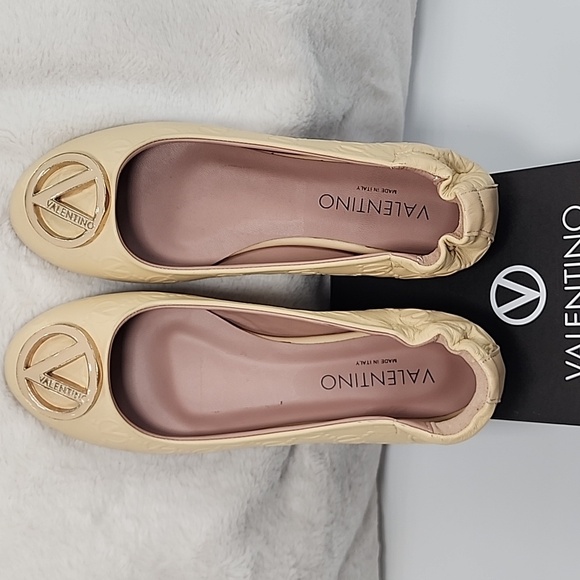 Valentino Ballet Flat by Mario Valentino Calliope Vlogo Size Euro 9 - Picture 3 of 6